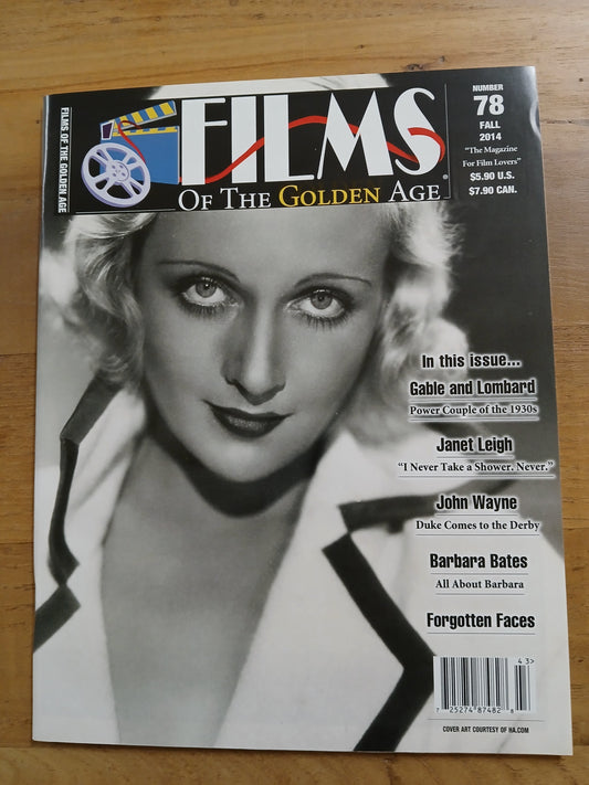 #78 Fall 2014 - Films of the Golden Age - Carol Lombard