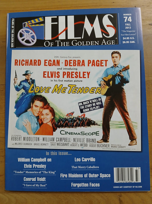 #74 Fall 2013 - Films of the Golden Age - Love Me Tender