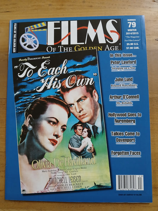 #79 Winter 2014/15 - Films of the Golden Age - To Each His Own