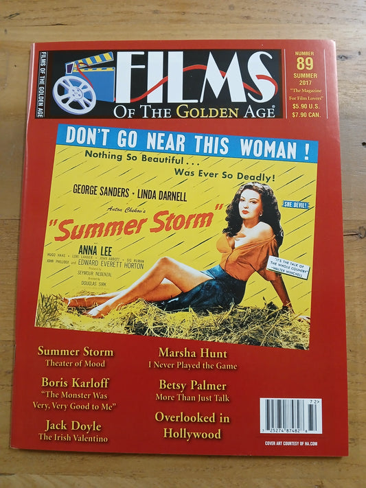 #89 Summer 2017 - Films of the Golden Age. - Summer Storm