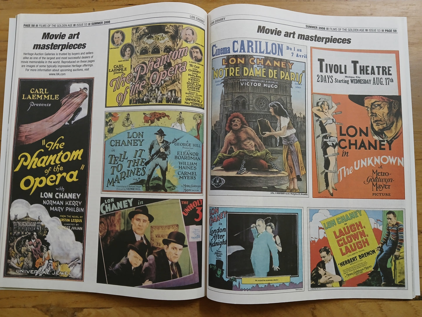 #53 Summer 2008 - Films of the Golden Age - Lon Chaney