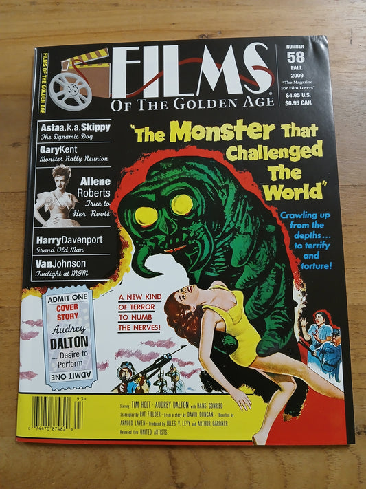 #58 Fall 2009 - Films of the Golden Age - The Monster that Challenged the World