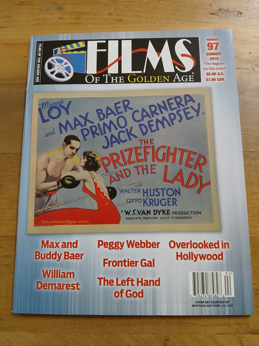 #97 Summer 2019 - Films of the Golden Age - The Prizefighter and the Lady